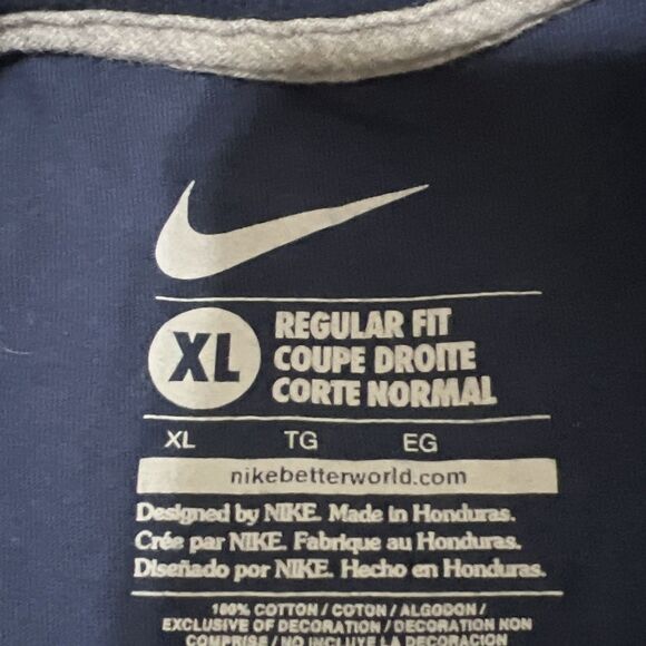 Nike Illinois Fighting Illini Men's Size XL Long Sleeve T-Shirt Blue Orange UIUC - Picture 4 of 12